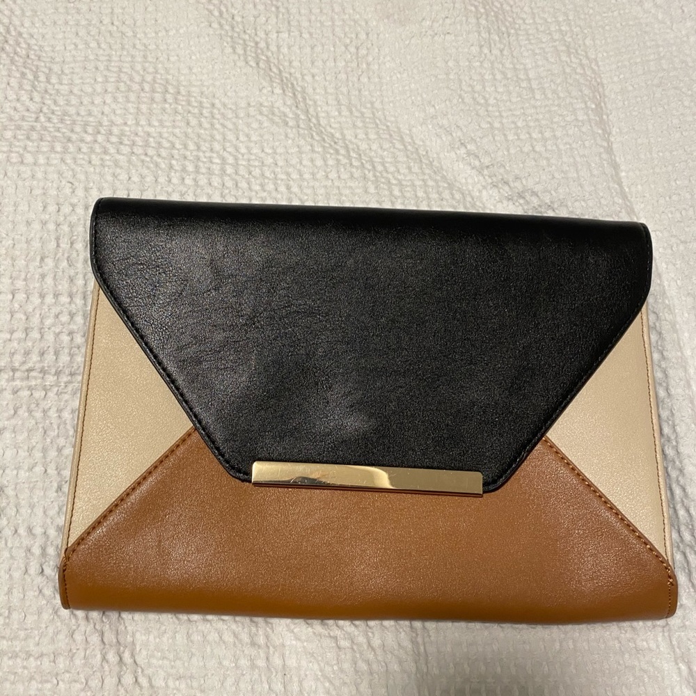 Express multicoloured Large Clutch bag